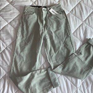 NWT high rise corduroy mom jeans